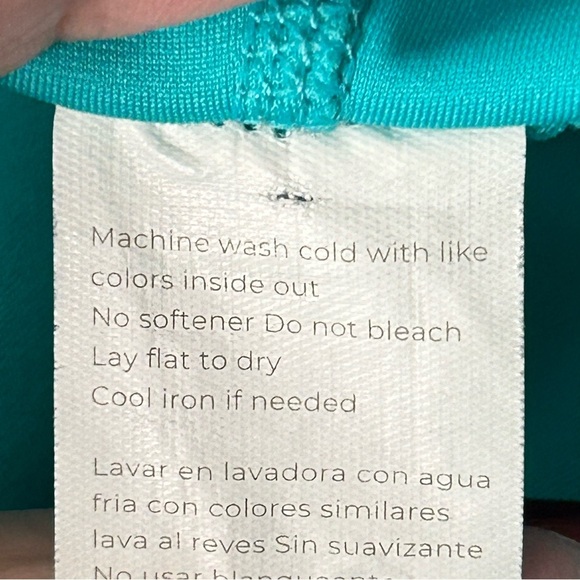 Fabletics Motion 365 Aqua High-waisted Full-Length Leggings w/Pockets Sz M - Picture 16 of 16